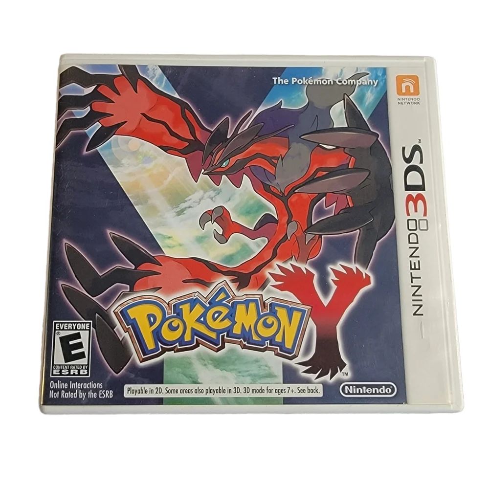 Nintendo 3DS Pokémon Y Case With Inserts Only No Game - Case Only